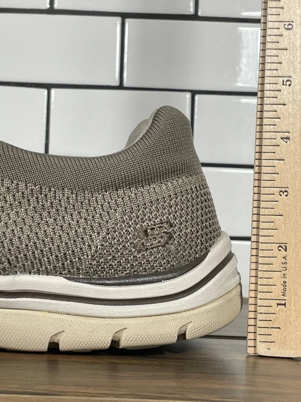 Skechers Expected Gomel Shoes Mens Size 13 Taupe Relaxed Fit Slip On Loafer